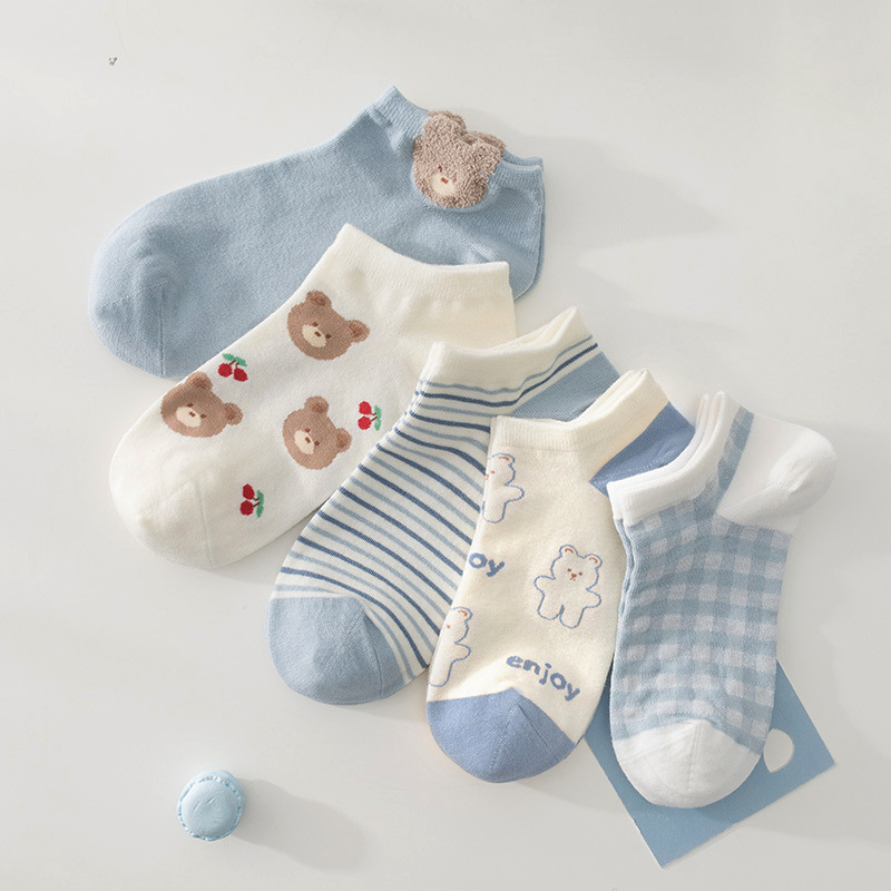 Women's Non-Slip Boat Socks, Summer Thin Style, Casual Versatile Low-Cut Invisible Short Socks, Cute Women's Non-Slip Boat Socks, Summer Thin Style, Casual Versatile Low-Cut Invisible Short Socks, Cute
