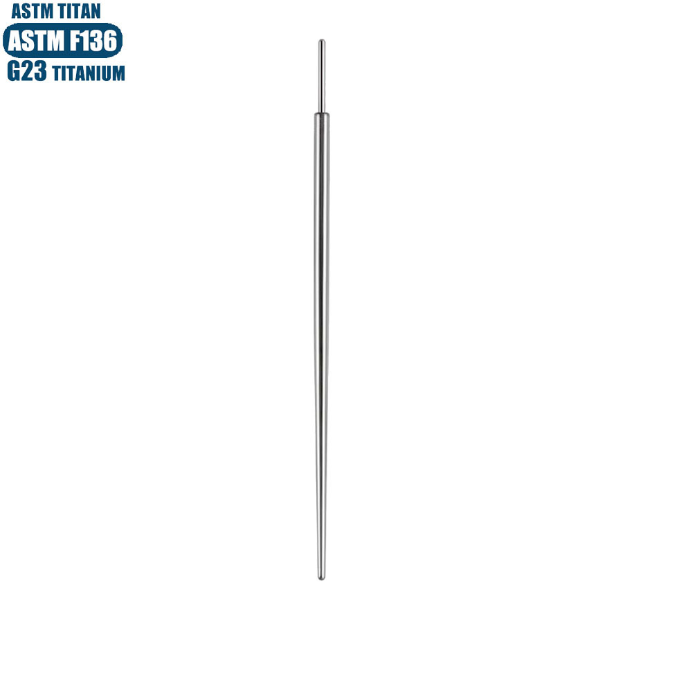 F136 Titanium Alloy Piercing Guide Needle - Lip Puncture Tool for Earring Nose Pin Insertion, 1.2x28mm detail image 8