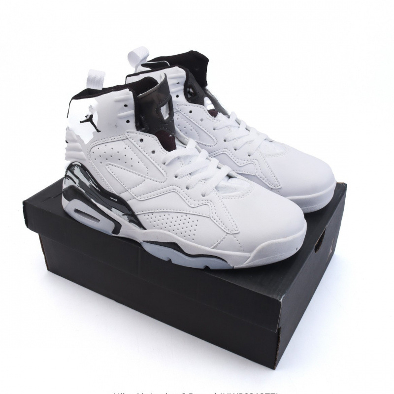 Comercio exterior J puro original Pumpman MVP zapatos de baloncesto para hombres zapatos deportivos casuales para mujeres AJ6 con suela gruesa almohadilla de aire zapatos de moda