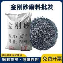 金刚砂磨料25KG喷砂机磨料金属工件翻新除锈抛光去除毛刺石材雕刻