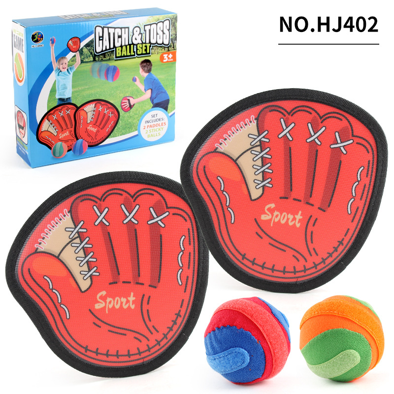 Niños lanzan un juego de raqueta de blanco adhesivo Velcro bola adhesiva indoor al aire libre padres-hijos interacción juguetes deportivos de ocio