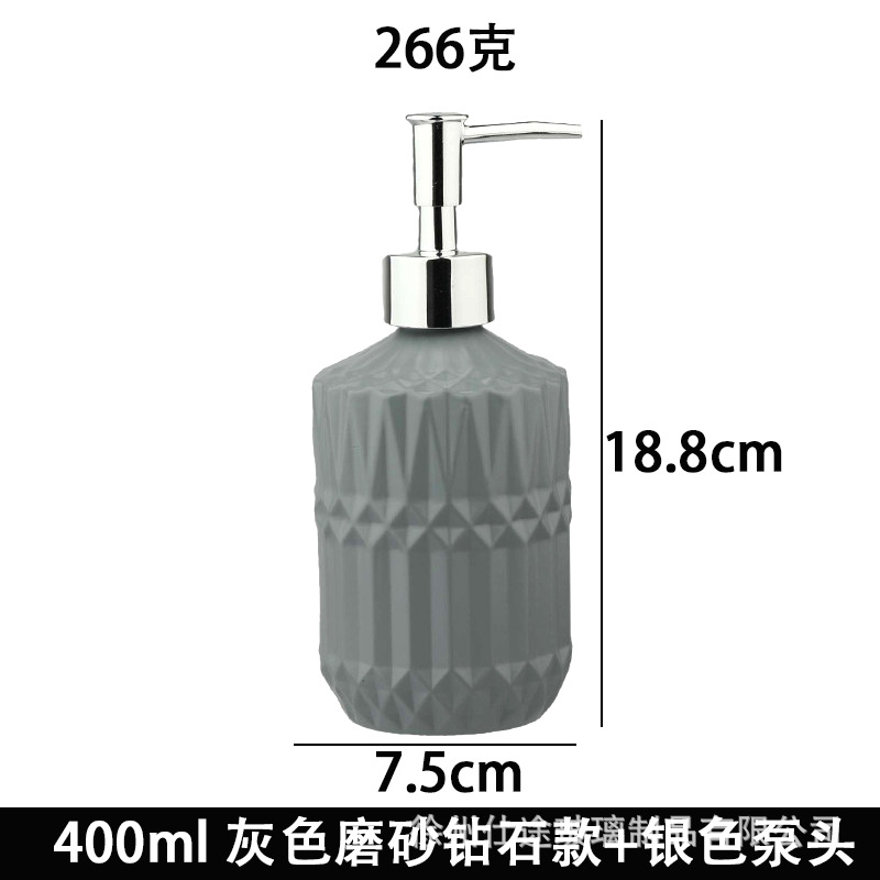 Dispensador de Loción y Jabón Líquido de Vidrio Esmerilado para Hotel y Hogar image 42