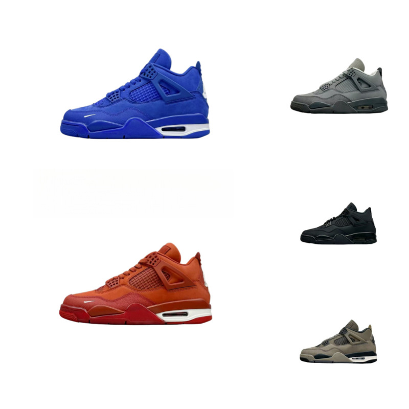 Putian Shoes Pure Original Aj4 Basketball Shoes Men's Sports Sneakers Retro Air Cushion Aj4 Women's Shoes White Cement Cross-Border Large Size Putian Shoes Pure Original Aj4 Basketball Shoes Men's Sports Sneakers Retro Air Cushion Aj4 Women's Shoes White Cement Cross-Border Large Size