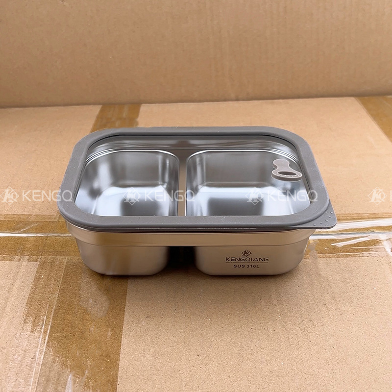 oficina oficina almuerzo 2025 nuevo horno de microondas calentamiento 316L caja de almuerzo de acero inoxidable caja de almuerzo sellado caja de almuerzo