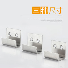Stainless steel tile dry wall hook U-shaped clip rack bracket square exhibition stand accessory fixing part