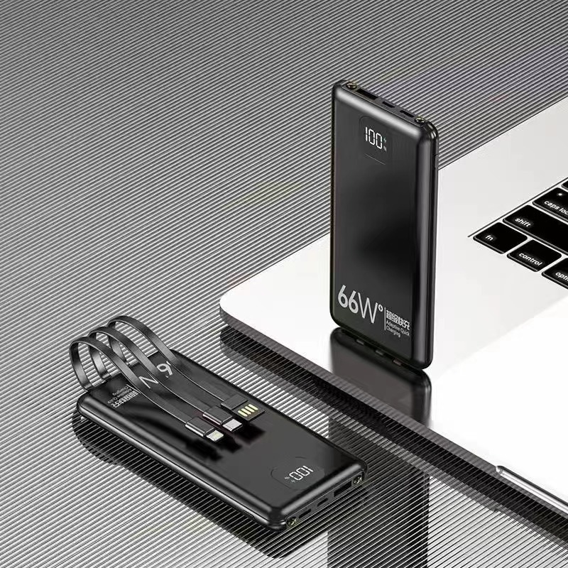 10000 mAh al aire libre pequeña fuente de alimentación portátil portátil multi-U puerto de carga de carga digital de gran capacidad