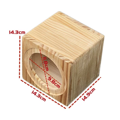 empty speaker enclosure, Car speaker/subwoofer - single-speaker-none-solid-wood-box-bass-4inch-one-comes-with-a-net