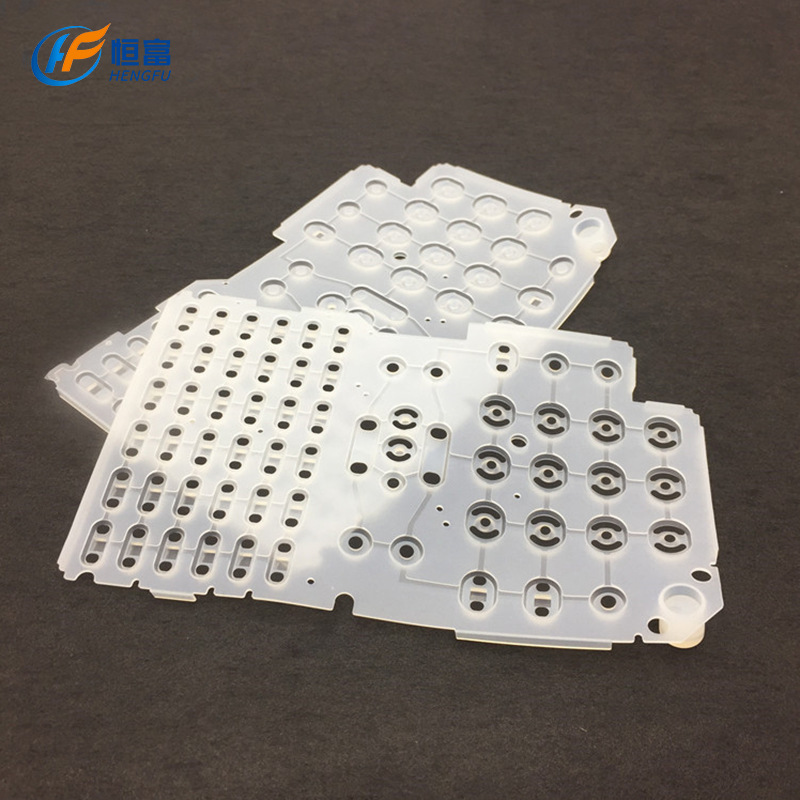 丝印油墨导电硅胶按键 电话机硅胶按键 机械按键面板