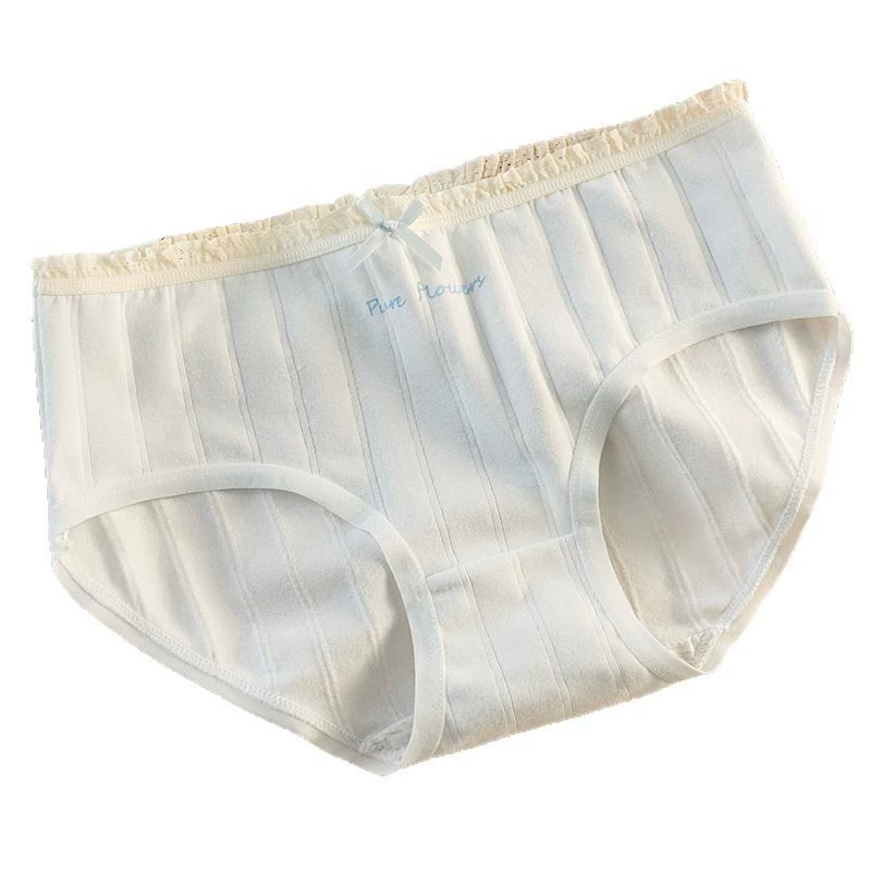 Пер underwear, хлопковые брюки, средней посадки