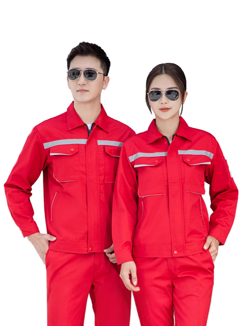 Trajes antiestáticos para hombres primavera y otoño de manga larga resistente al desgaste de la estación de servicio de gas y la fábrica química de transporte de voladura