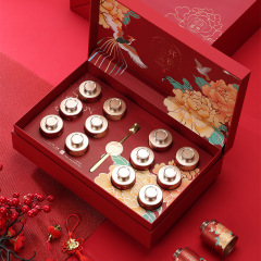 茶葉禮盒空盒批發紅茶白茶小罐茶包裝盒普洱茶盒子高檔金駿眉茶盒