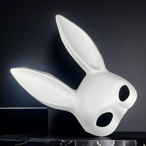 Cross-border supply rabbit mask sexy nightclub dance party dress party bunny girl half face props wholesale