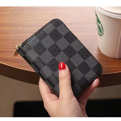Card holder women's exquisite  new women's anti-degaussing anti-theft driver's license change storage bag mini compact