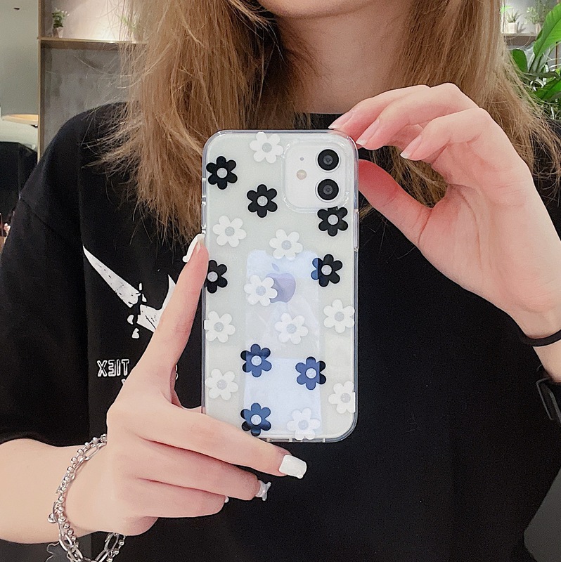 Mikalen Is Suitable for Iphone17Promax Electroplated Flower Phone Case and Apple 17Pro Imd Case