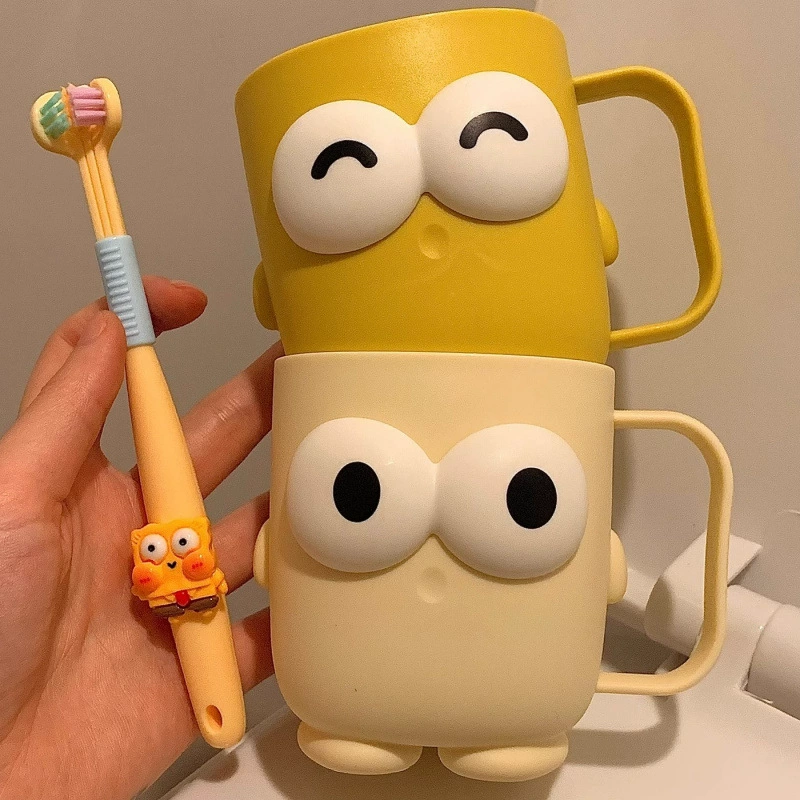 Чашка для полоскания рта, бытовая чашка для зубной щетки, чашка для мытья, милая пара, студенческое общежитие, ручка, зубная щетка, зубной цилиндр, завод