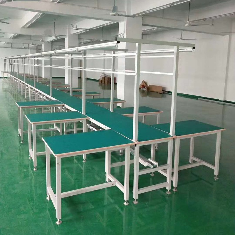 航空機位置ライン作業台静電気防止作業場組立ライン自動化プラグイン生産ラインベルト輸送|undefined
