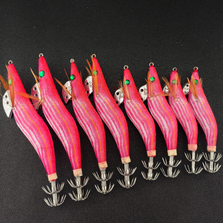 Multi-specification Luminous Beads Shrimp Squid Hook Luya Bait suit Watermelon Red Soft Foot Shrimp Bionic Shrimp