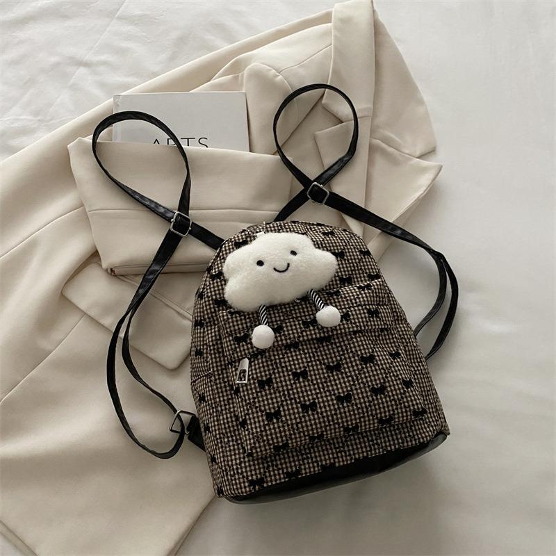 Mochila escolar para mujeres 2024 invierno nuevo estilo versátil este año popular coreano bolsas de viaje bolsas de ocio moda