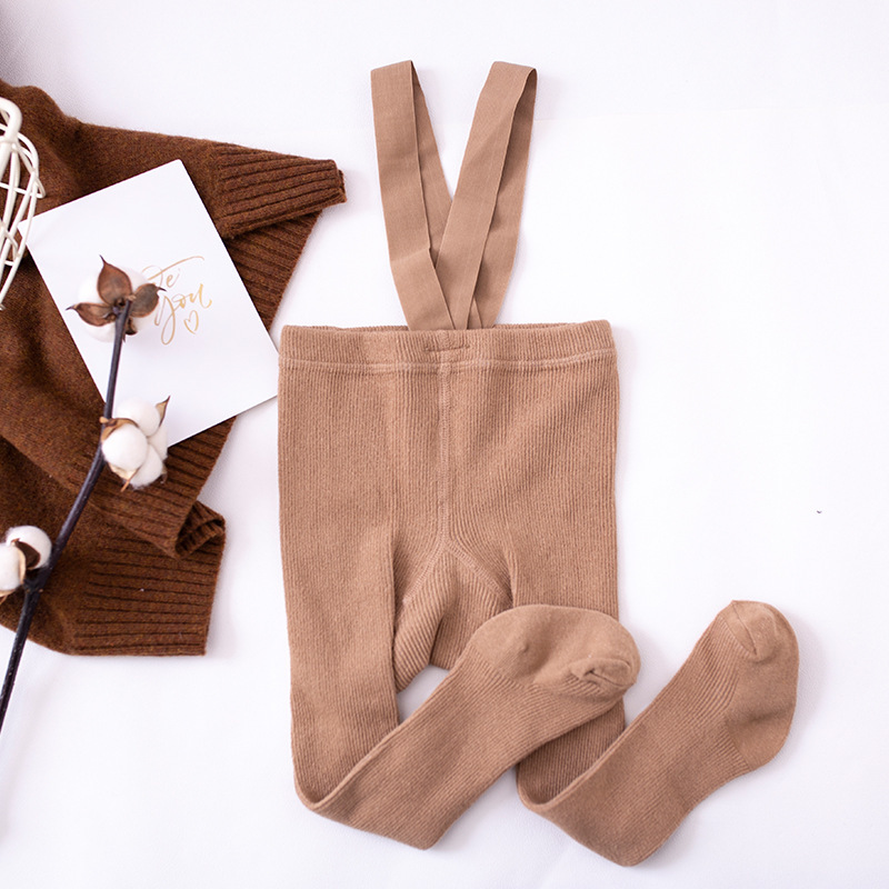 Pantalones de levantamiento de pesas de comercio exterior pantimedias de bebé primavera celebridad de Internet polainas de bebé cintura alta protección del vientre pantalones de la Liga mono calcetines de los niños