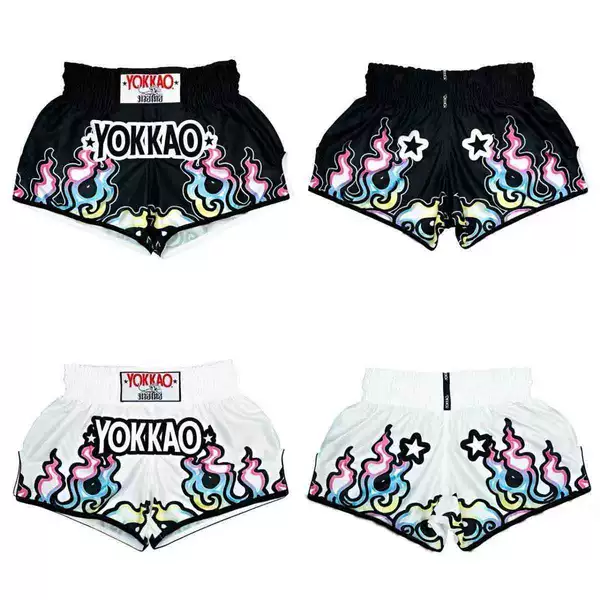 Yokkao Muay Thai Boxing Shorts Training Fighting Martial Arts Sports Fitness Printed Quick-Drying Shorts