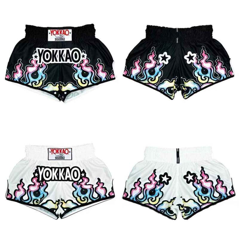 Yokkao Muay Thai Boxing Shorts Training Fighting Martial Arts Sports Fitness Printed Quick-Drying Shorts