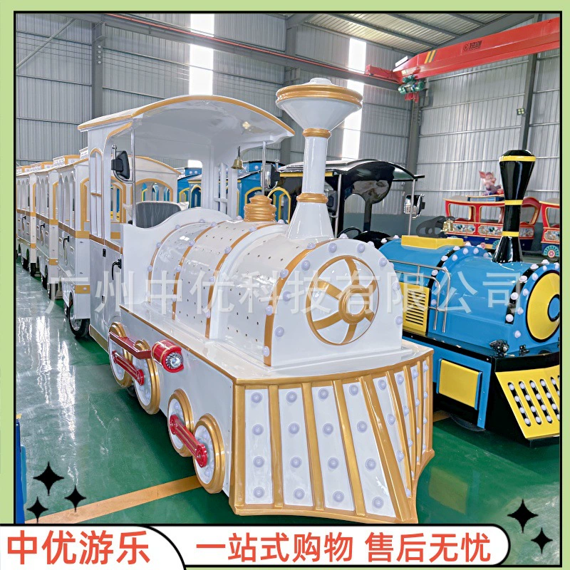 Живописный рельс Экскурсии Небольшой поезд Парк Плаза Торговый центр Электрическая Топливная Сеть Красный Большой троллейбус