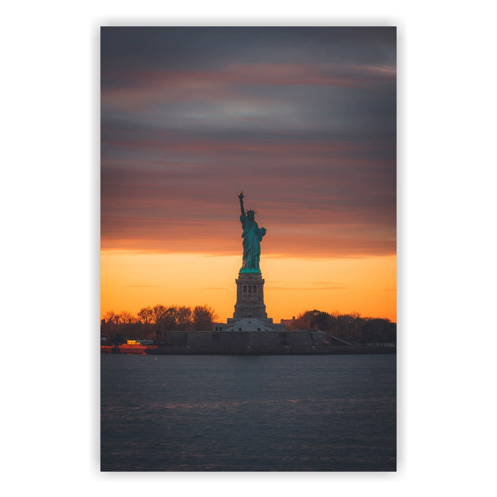 Лучшие продажи Amazon Statue of Liberty подвешенная живопись, чернила на холсте, живопись для гостиной и спальни, декоративная картина, оптом 2976