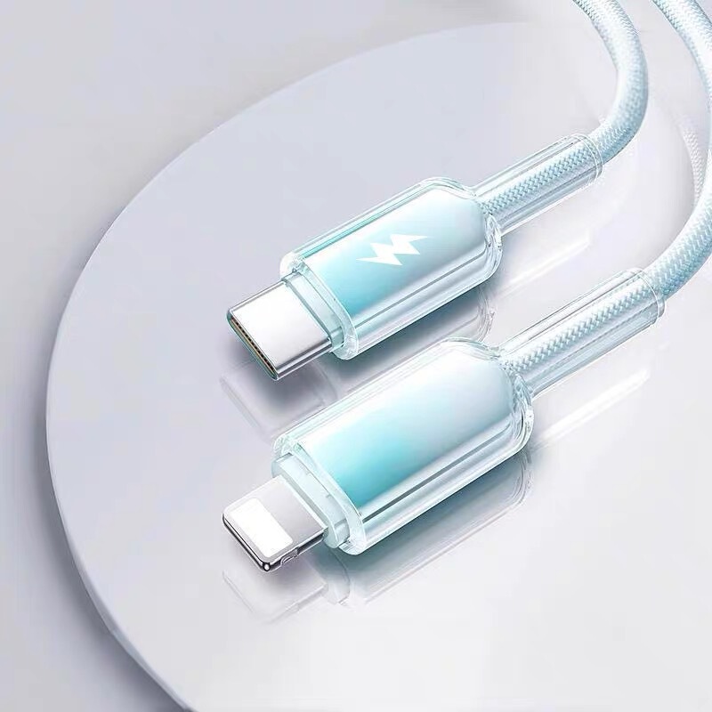 アイスクリスタルグラデーション PD27W 充電ケーブル Apple 1516 Huawei Xiaomi 60W 双頭携帯電話高速充電データケーブルに適しています|undefined