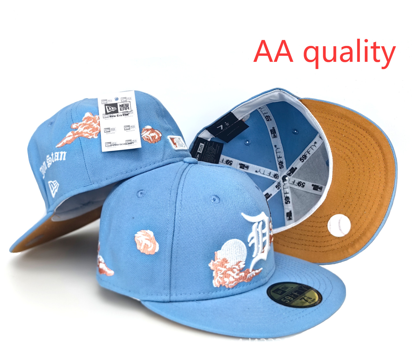 2025 nueva gorra de béisbol MLB de comercio exterior transfronterizo de gran venta, sombrero de borde plano de moda de ala plana móvil Loki