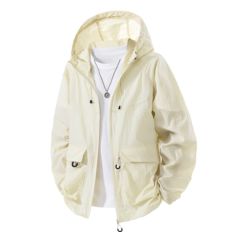 Verano anti-UV ropa de protección solar deportiva limpia al aire libre montaña chaqueta de secado rápido chaqueta con capuz transpirable fresca