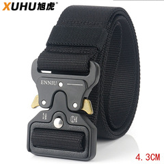 4.3CM Wide Version Tactical Belt Buckle Nylon Waist Belt Multi-functional Belt Training Men's Workwear Quick-dry Waist Wrap Wholesale