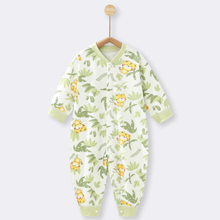 Детский комбинезон, хлопковое детское боди для новорожденных, осенняя пижама