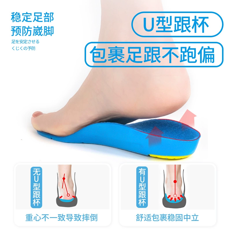 Детская корректирующая стелька Поддержка дуги плоской ступни