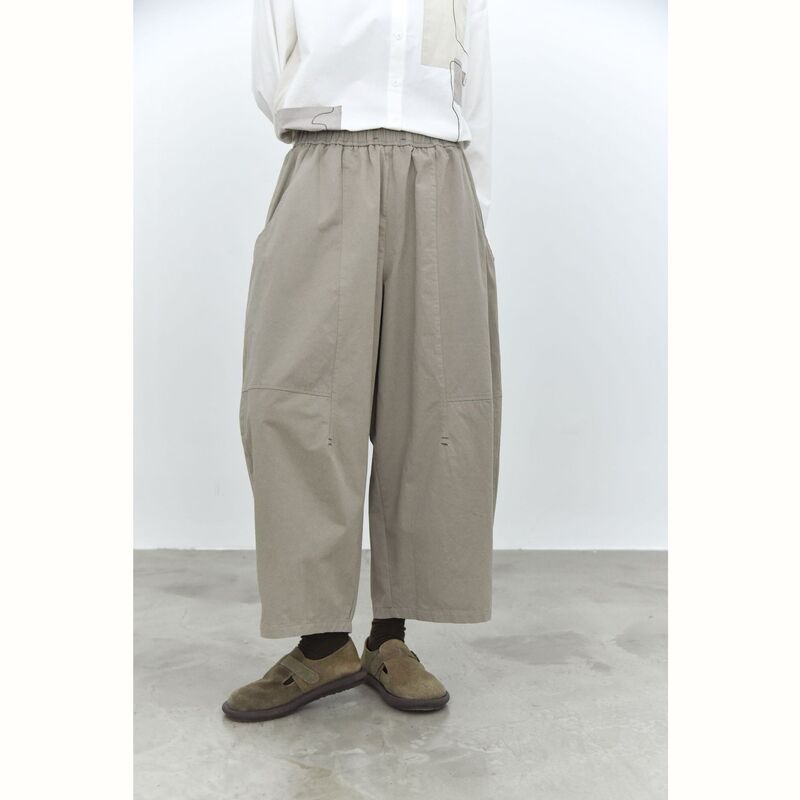 [Three and Two Out] Japanese Retro Neutral Loose Artistic Contrast Color Dates Spring New Casual Pants 58979