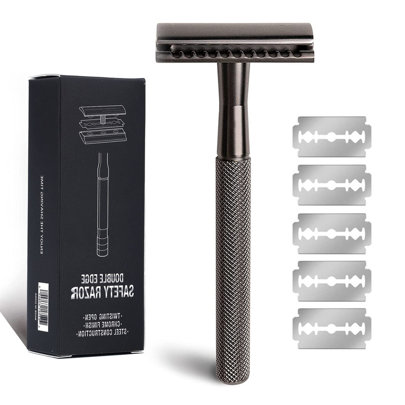 Old-fashioned safety blade holder razor old-fashioned razor women's manual razor men's double-sided blade shaving knife