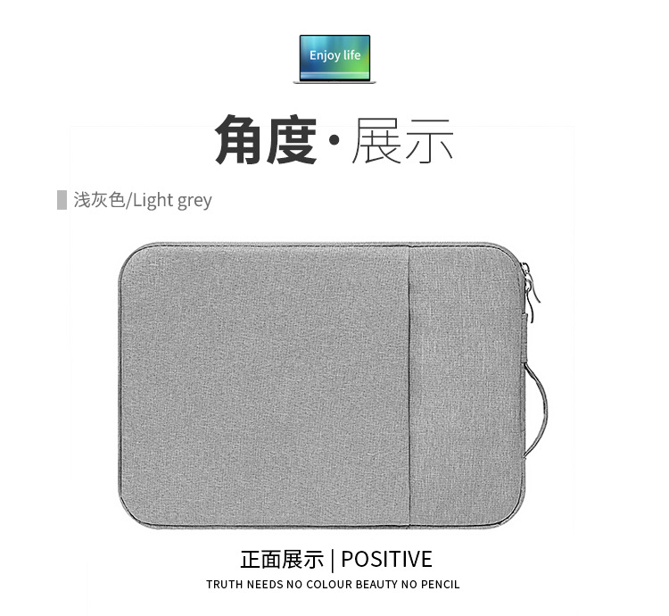 Factory direct sales of small-batch customized notebook computer inner liner bags, 14-inch 13-case Apple ipad tablet bags undefined