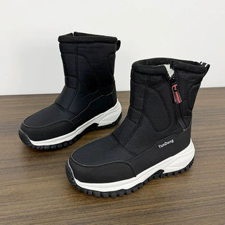 定制跨境冬季东北雪地靴防滑保暖棉靴加绒厚底雪地棉旅游外贸男鞋