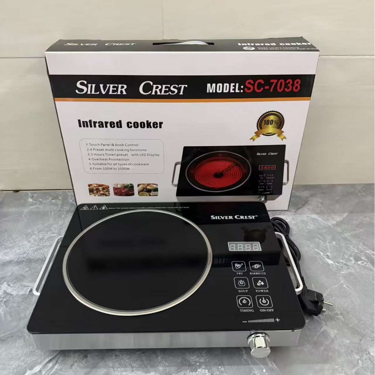 加工定制Infrared cooker电陶炉光波炉银冠Silver Crest单双灶