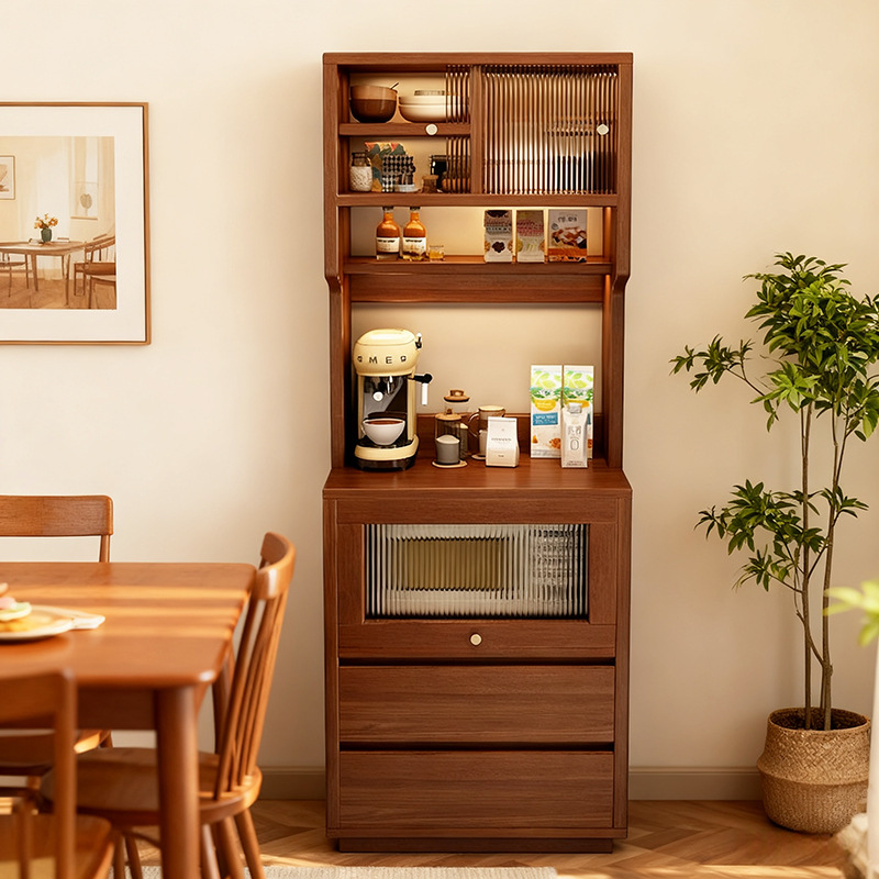 Sideboard Against the Wall, Integrated Side Cabinet, Storage Cabinet, Living Room Narrow High Cabinet, Small Apartment Storage Cabinet, Tea Cabinet, Storage Cabinet