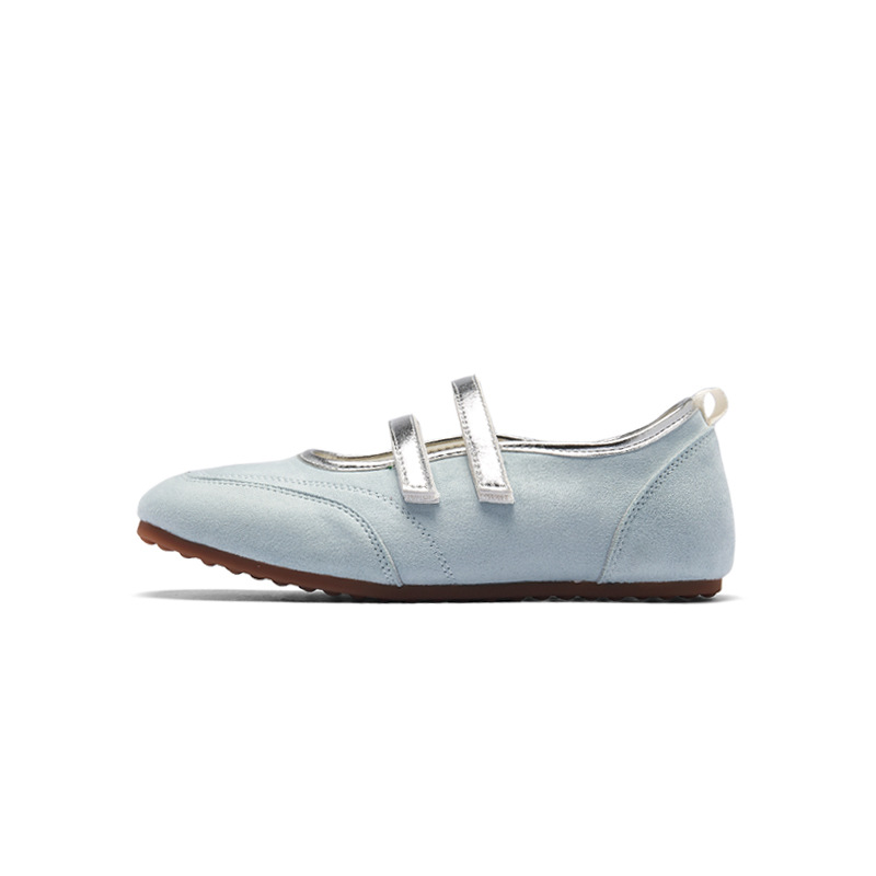 Augustion Mary Jane spatial sandalias para mujer 2025 nuevos zapatos de verano zapatos de entrenamiento de ballet con velcro