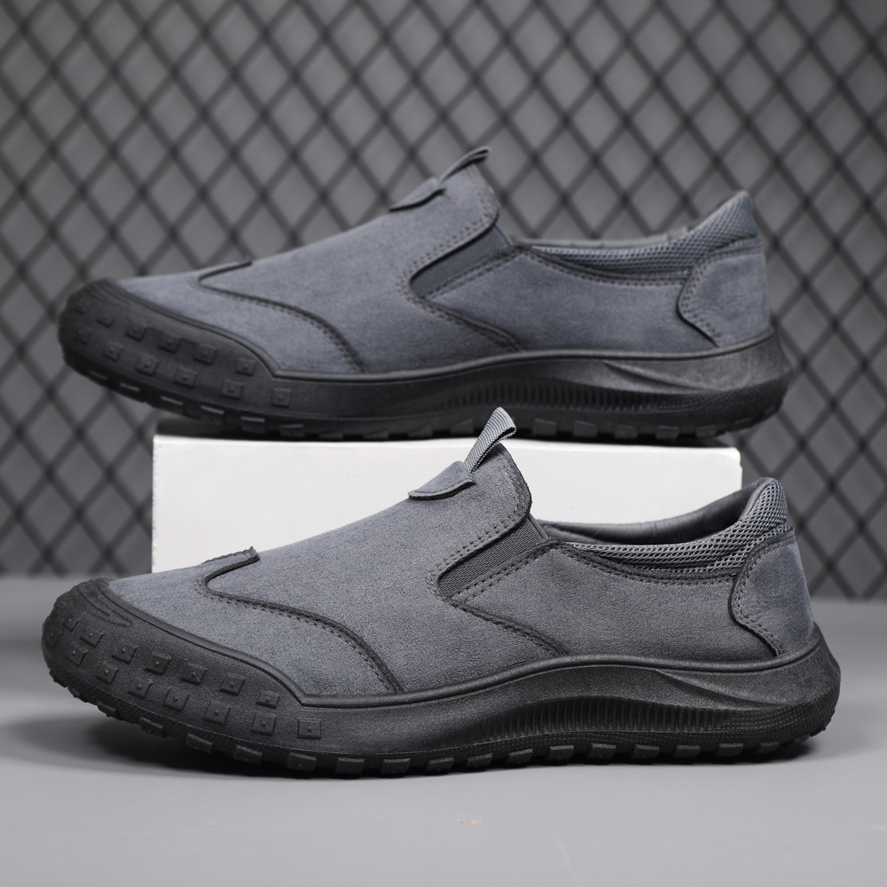 Nuevos zapatos casuales de hombre de moda callejera zapatos deportivos al aire libre zapatos de correr cómodos de cuero simple zapatos de hombre al por mayor