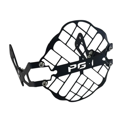 backrest headlight net bumper — Motorcycle frame - headlight-protection-net-black