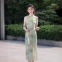 无袖新款改良版修身旗袍