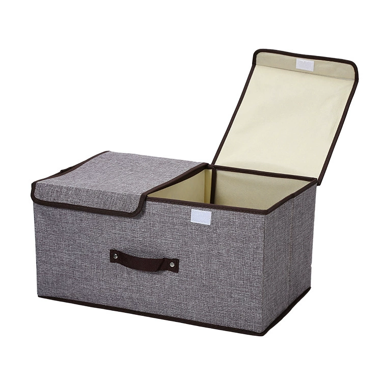 Cloth, storage box, folding big toy, underwear, cotton and linen