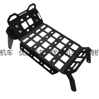 Suitable for Honda Cub Cc110 Modified Mid-Shelf Mid-Shelf Side Bag Bracket Side Bag Rack Accessories (Motorcycle bumper) - middle-shelf-black