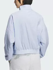 2026 New Casual Streetwear Trendy Layered Versatile Women's Embroidered Striped Cardigan with Zipper, Stand-up Collar, and Long Sleeves