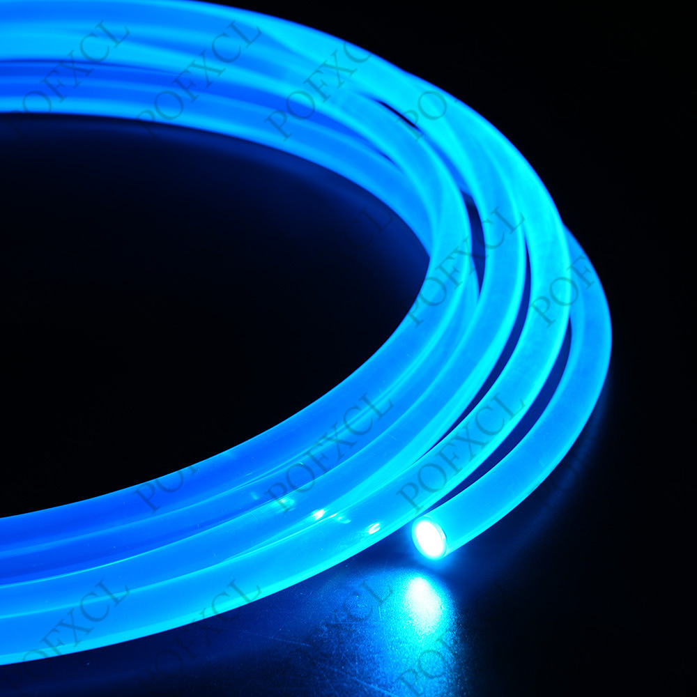 超亮1.5 2.0mm电子产品氛围导光条MMA塑料光纤侧光通体电脑显示灯