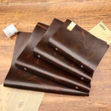 笔记本批发手工牛皮a5商务庆典礼品记录本油蜡皮封面记事本活页本