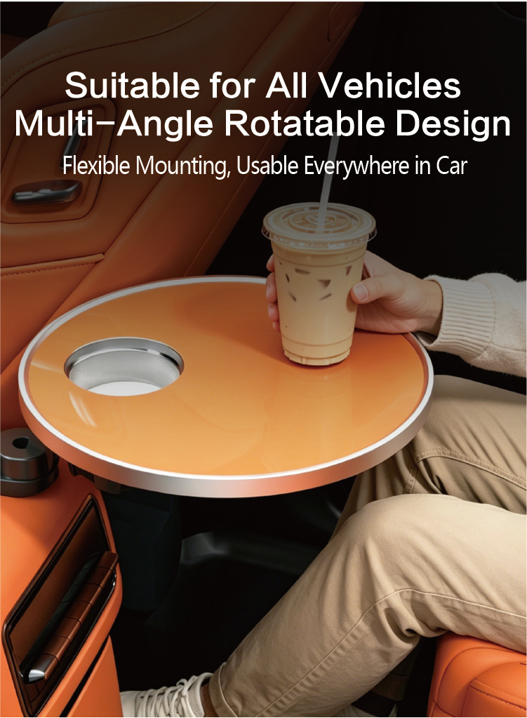 North American car cup holder, in-car beverage rack, large car cup holder extender, car small table board