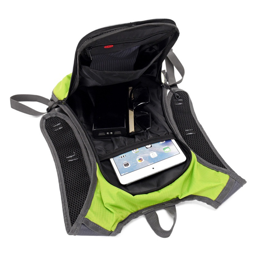 Bicicleta de control remoto inalámbrico LED luminoso advertencia mochila Luz de dirección mochila montar bolsa luminosa ciclismo mochila